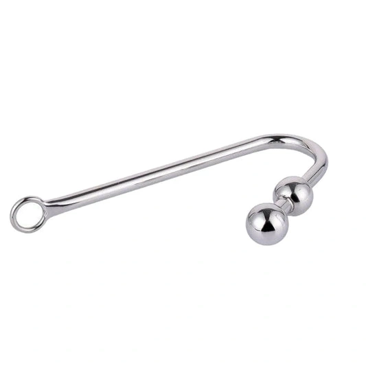 Anal Pleasurable Hook Steel Two Stainless Balls 4417 1223